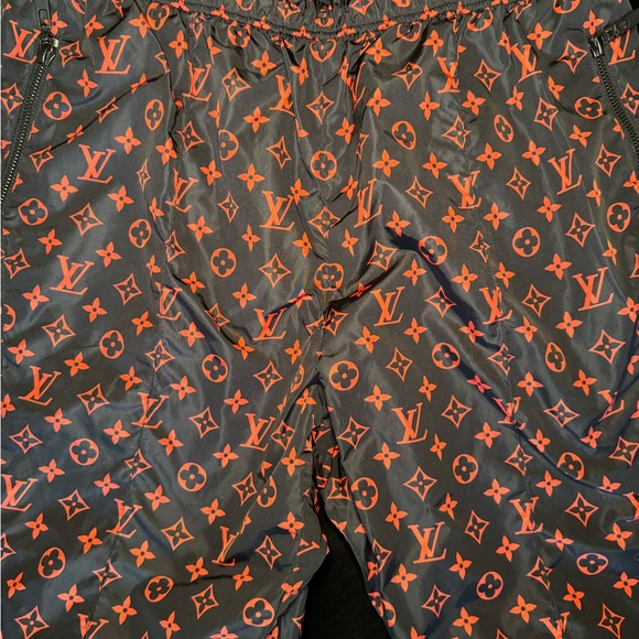 Louis Vuitton Black Pants with Red Monogram - Picture 10 of 15